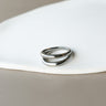 Double-Band Ring – La Palua, Silver-Tone Stainless Steel | HoraceJewelry