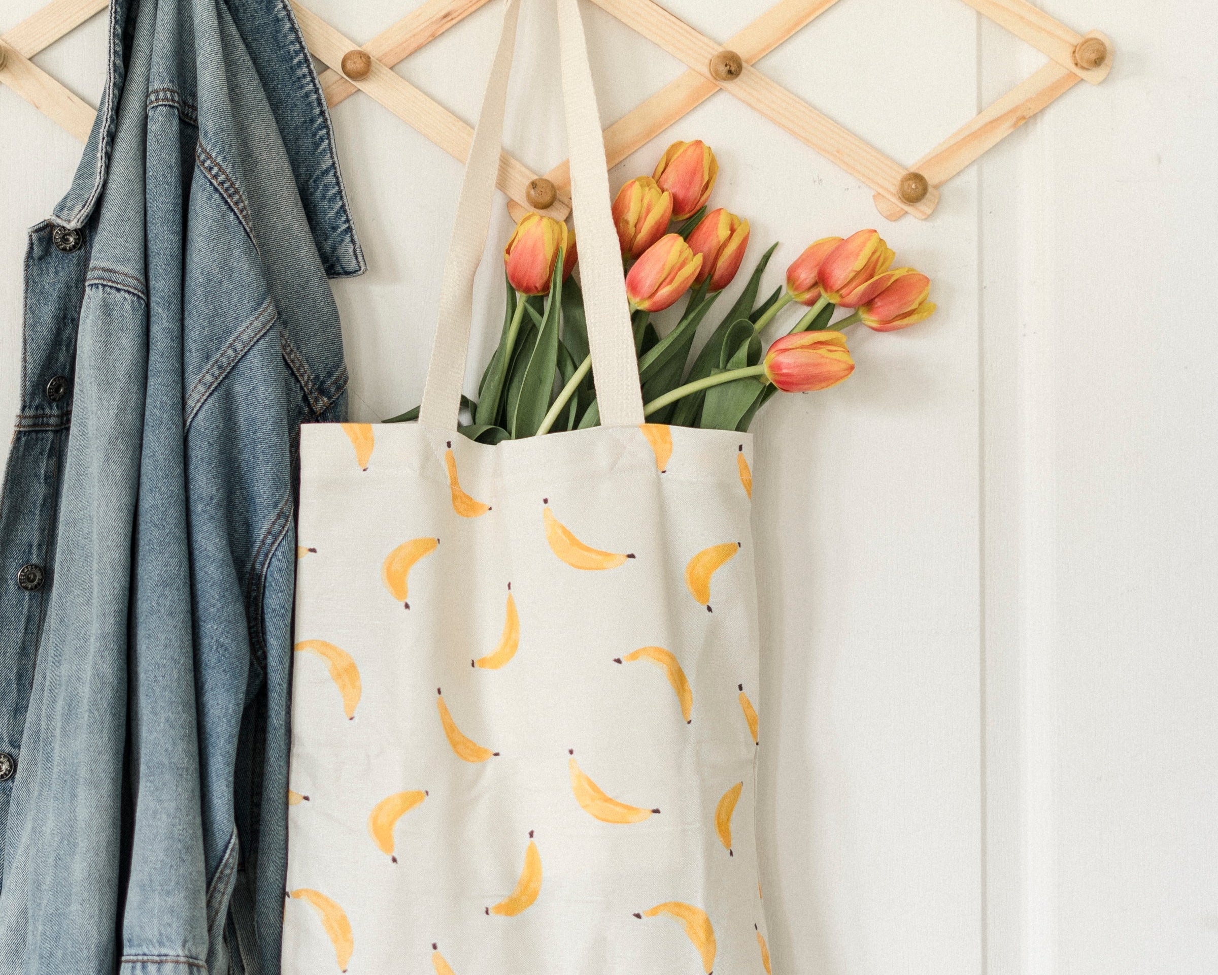 Tote Bag – Bananas Linen & Cotton Canvas | Freon Collective