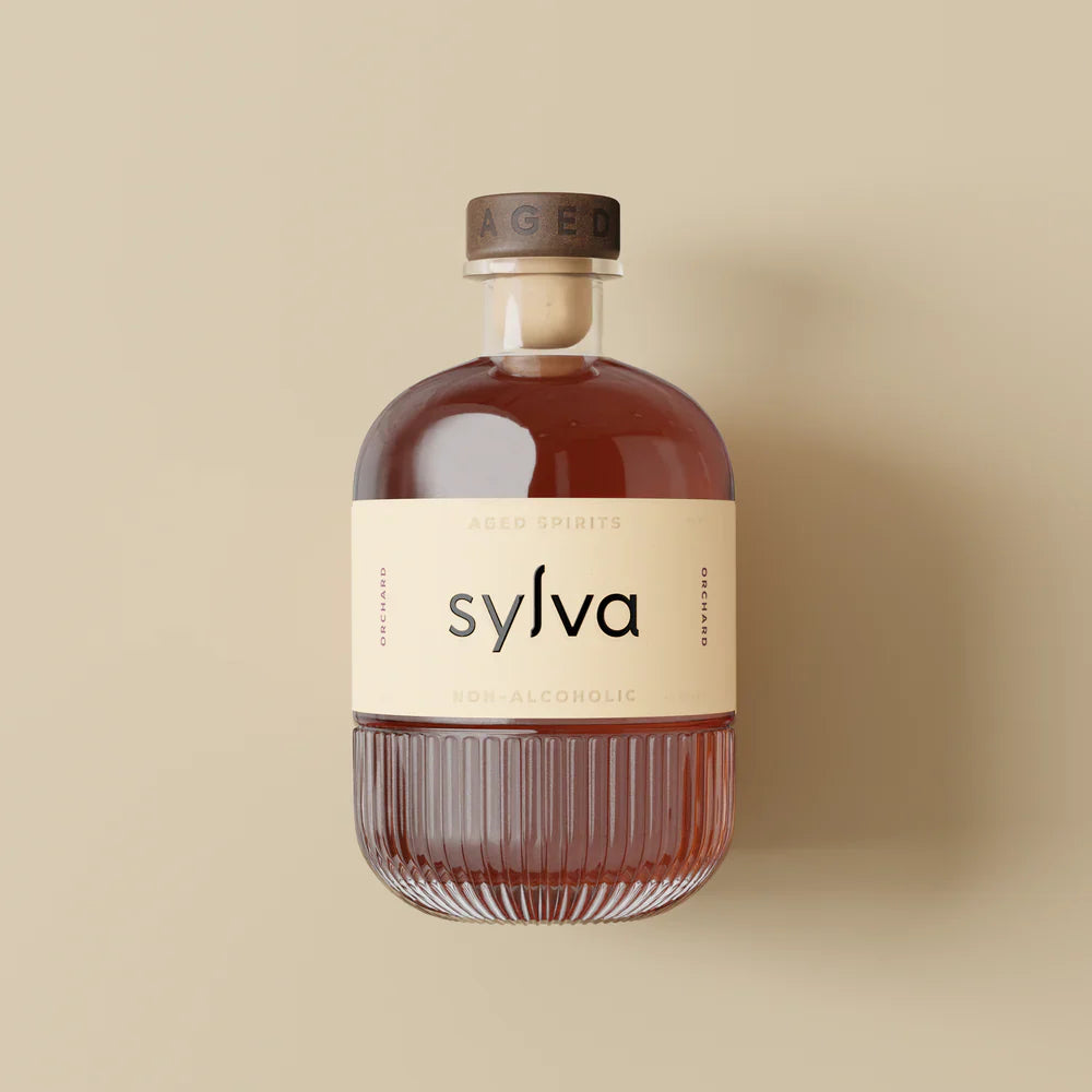 Bottle of Sylva on a beige background  The Sobr Market