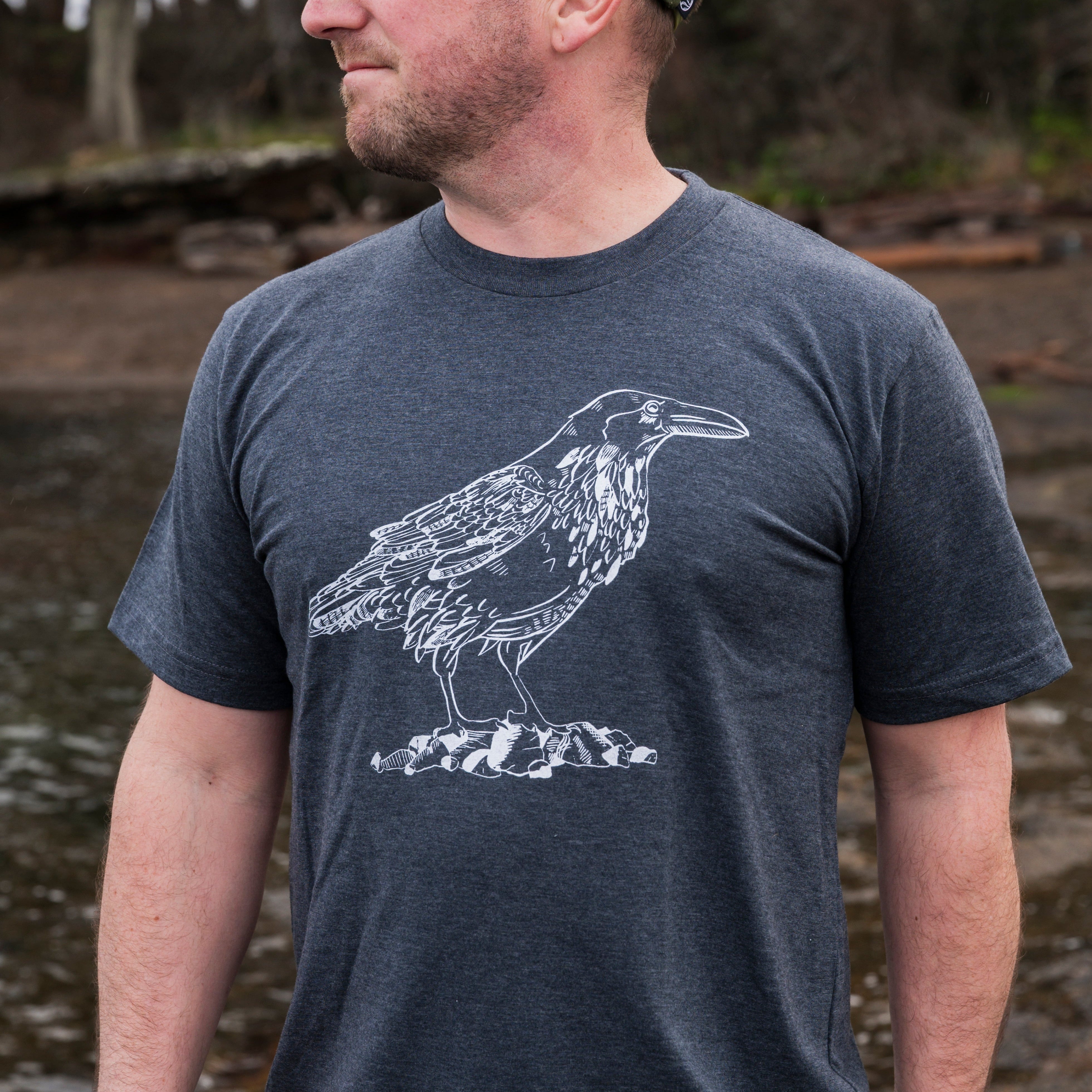 Kindred Coast - RAVEN - Unisex Eco Tee  grey