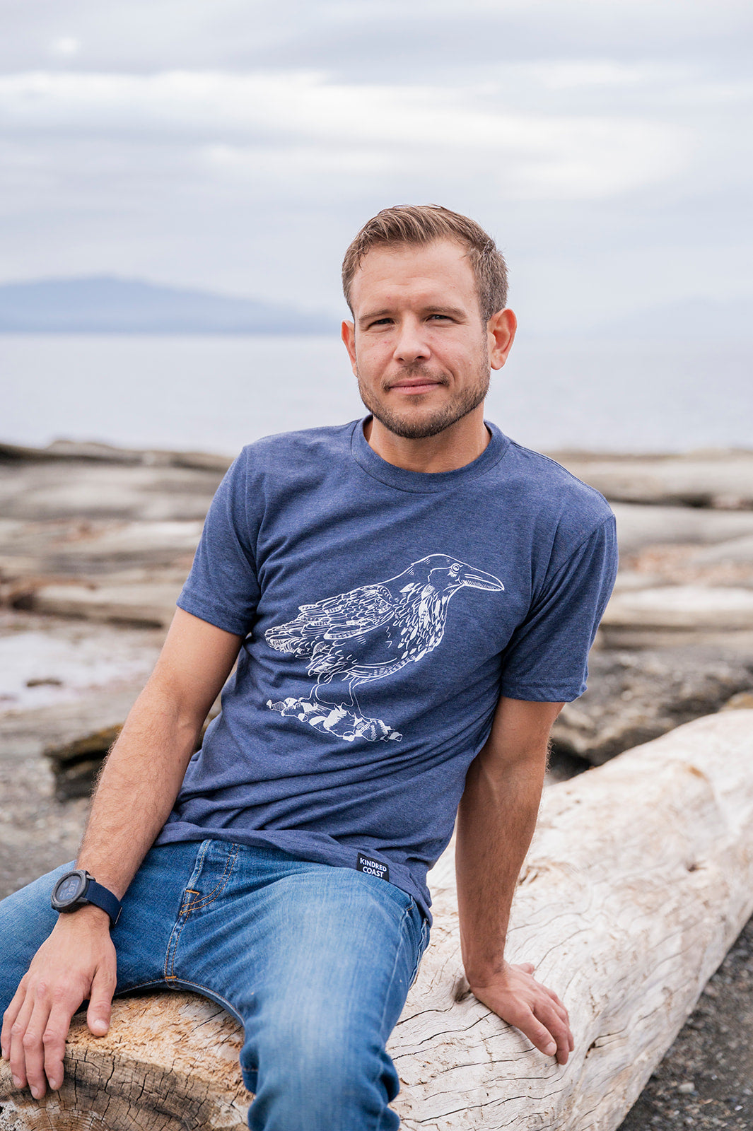 Kindred Coast - RAVEN - Unisex Eco Tee front