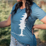 ELDERS - Women's Eco Tee blue Kindred Coast blue

