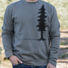 Elders Crewneck – Old Growth Tree Print | Kindred Coast