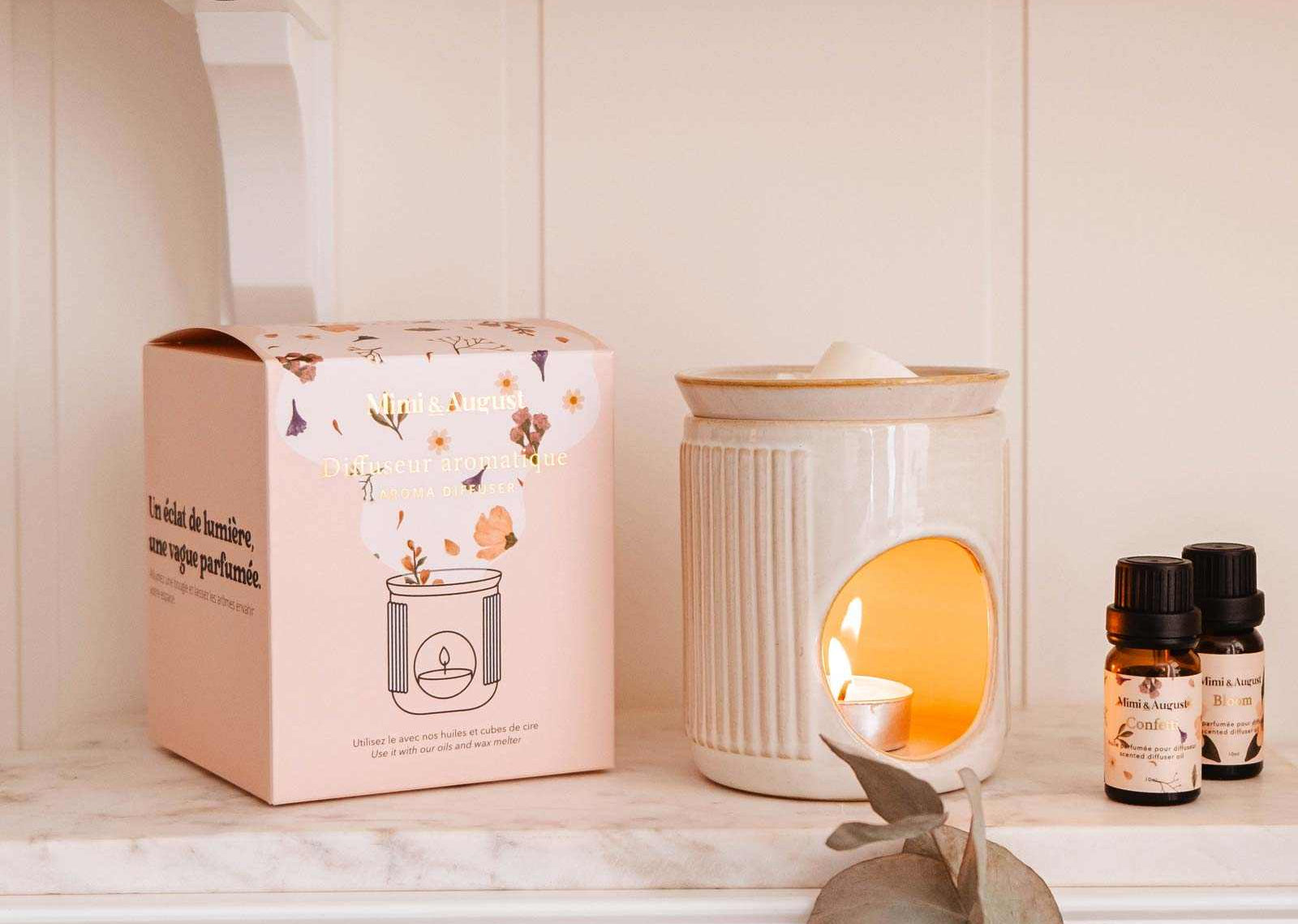 Mimi and August ceramic diffuser