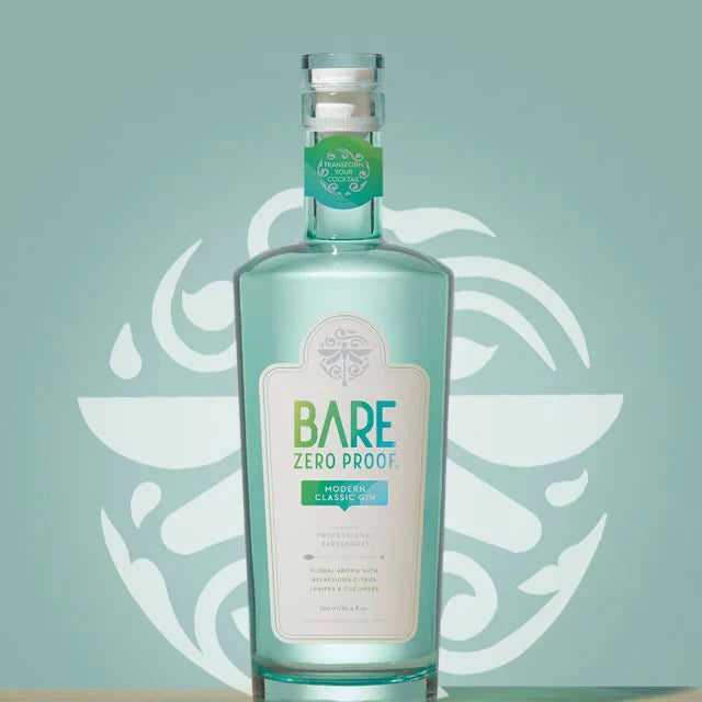 Bare Zero Proof bottle on a light blue background  The Sobr Market