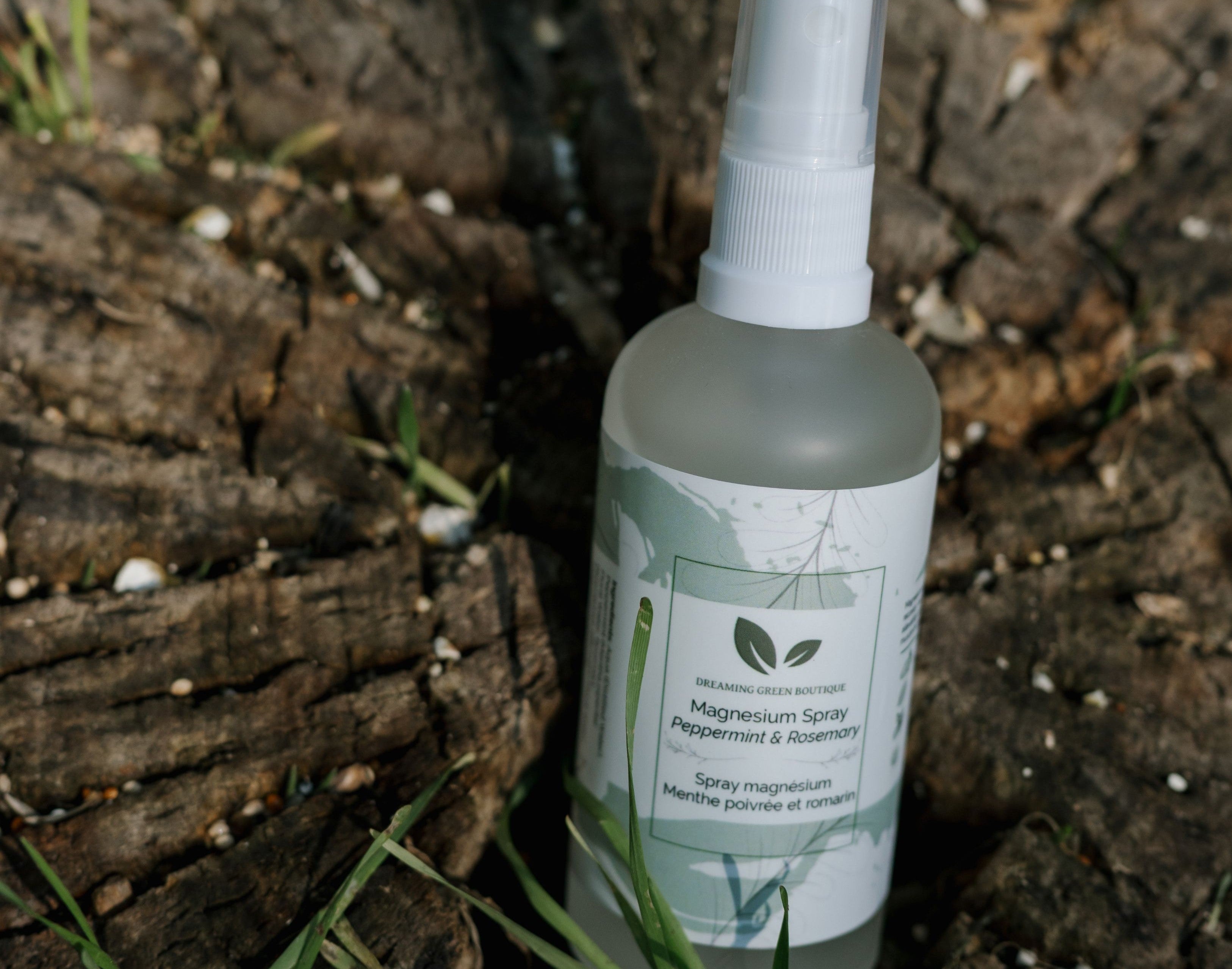Peppermint & Rosemary Magnesium Spray - Dreaming Green boutique 2