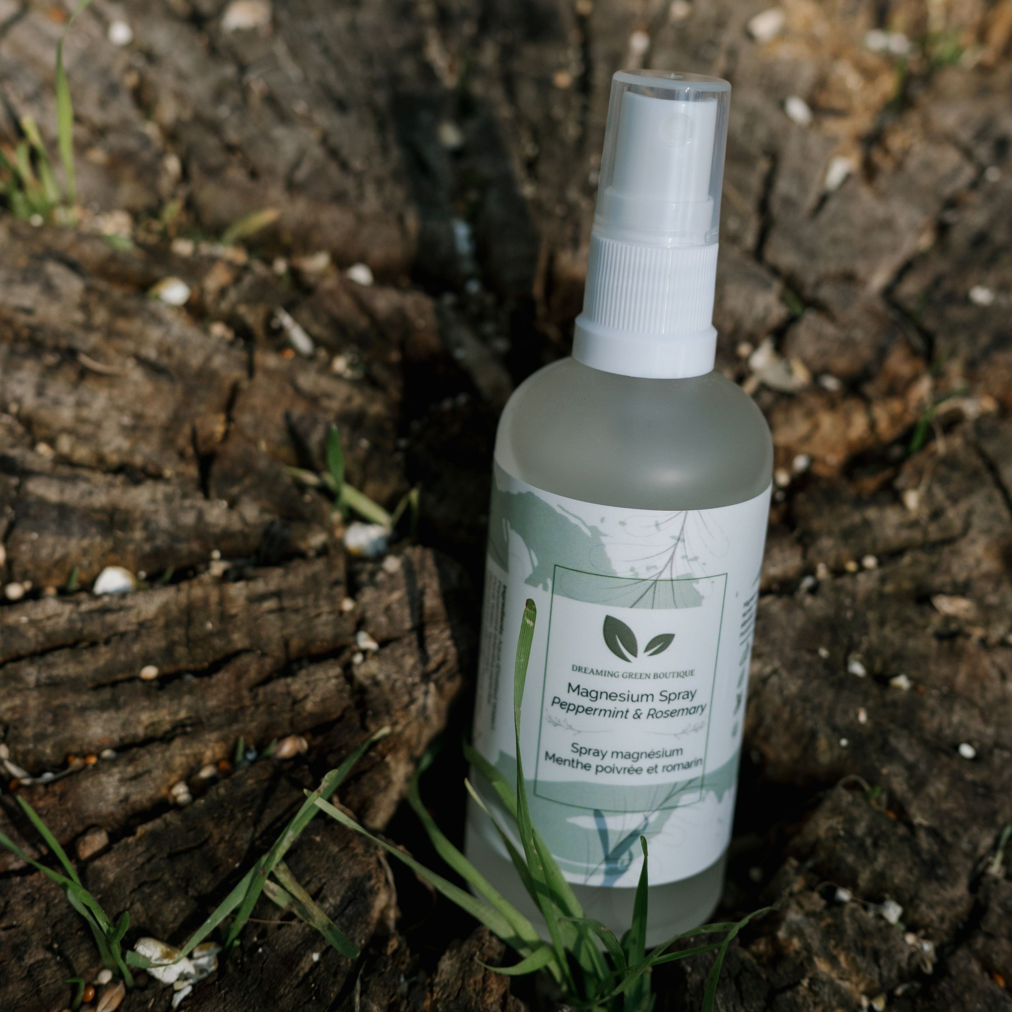 Peppermint & Rosemary Magnesium Spray - Dreaming Green boutique 2