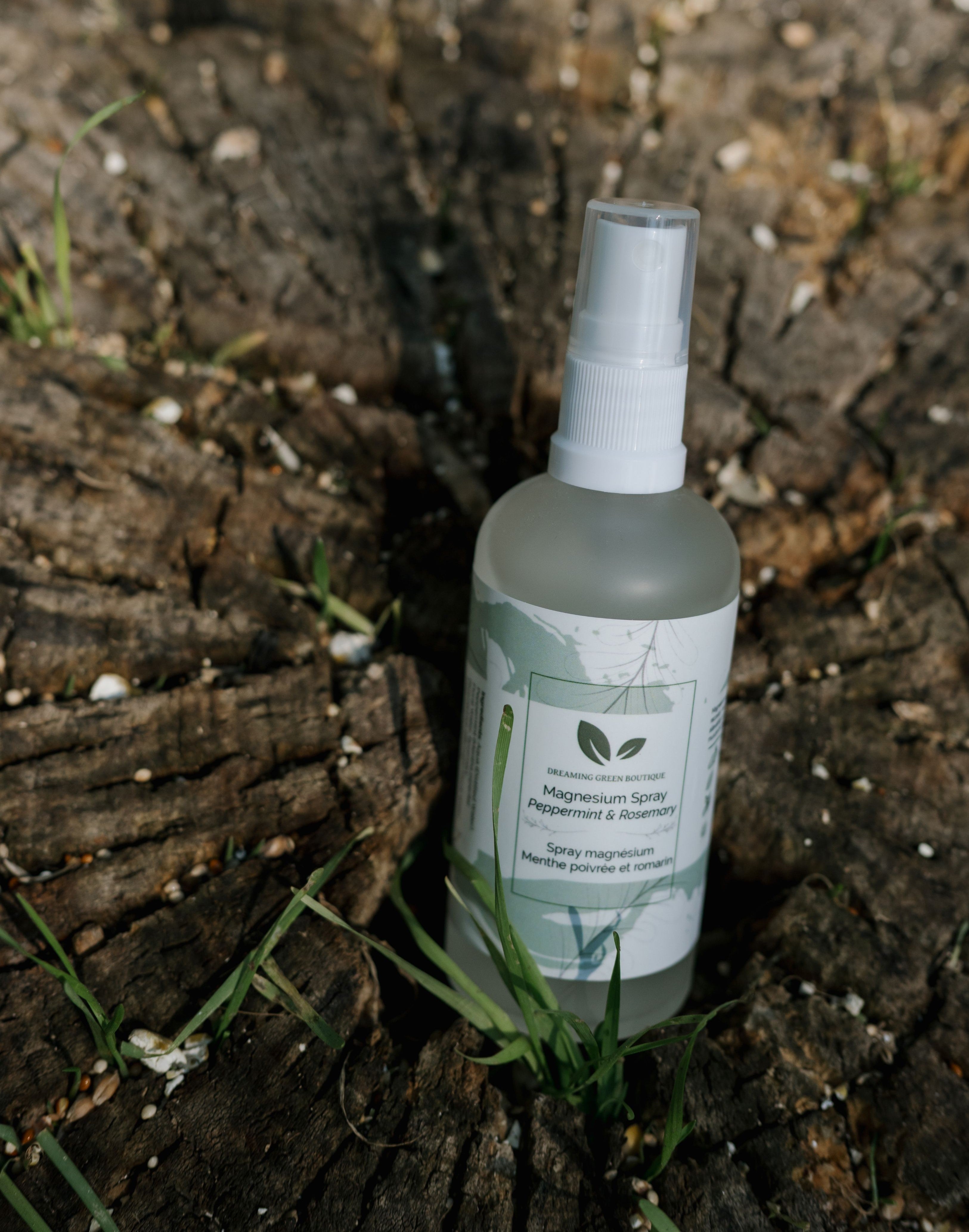 Peppermint & Rosemary Magnesium Spray - Dreaming Green boutique 2