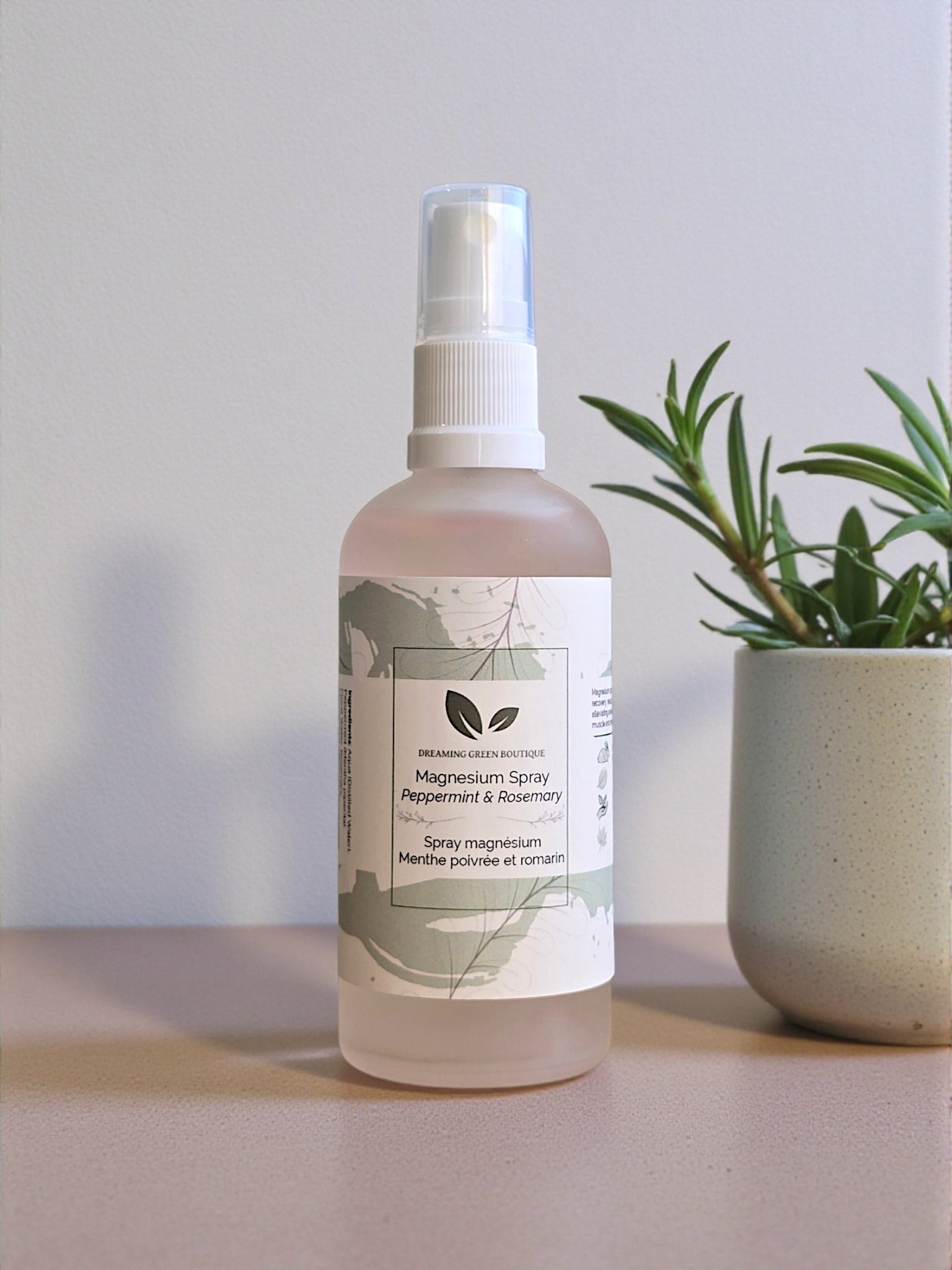 Peppermint & Rosemary Magnesium Spray - Dreaming Green boutique