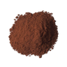 Cocoa powder on a white background