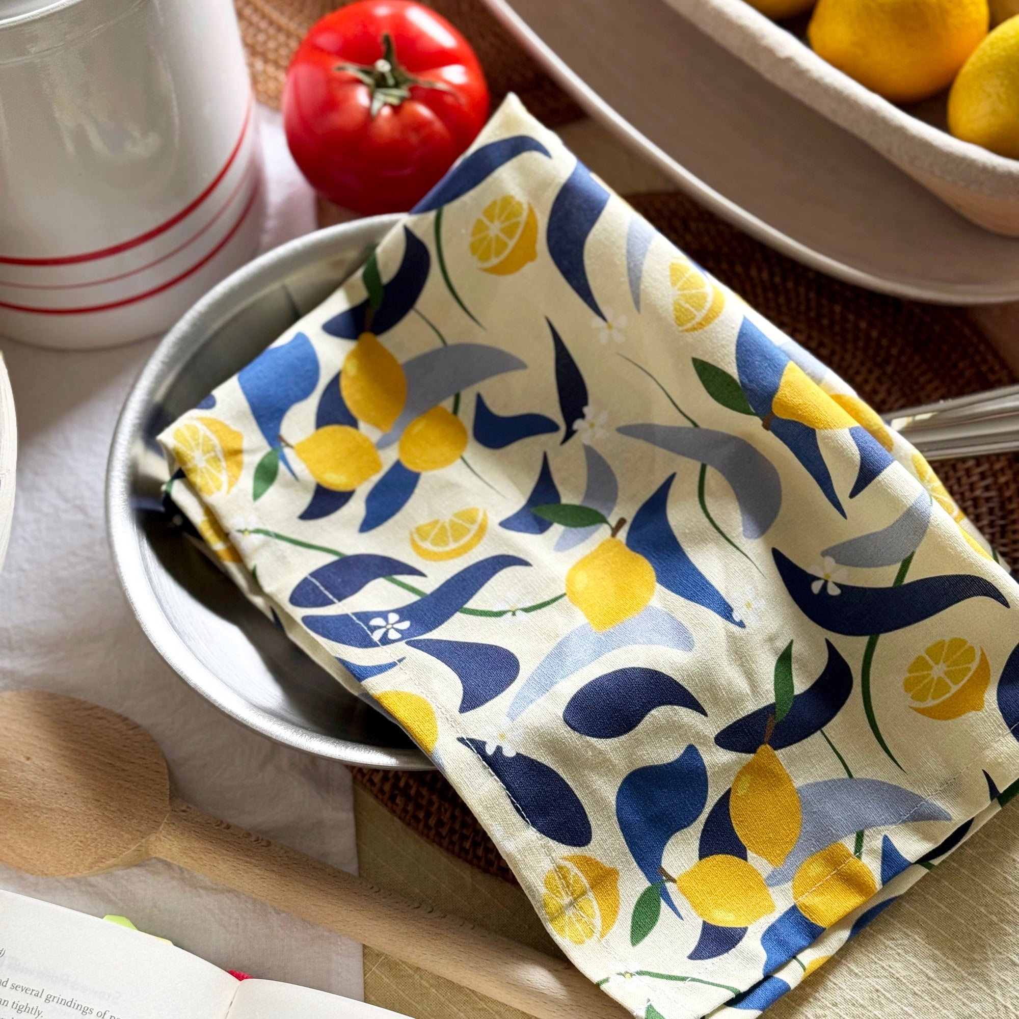 Tea Towel – Lemons Linen & Cotton | Freon Collective