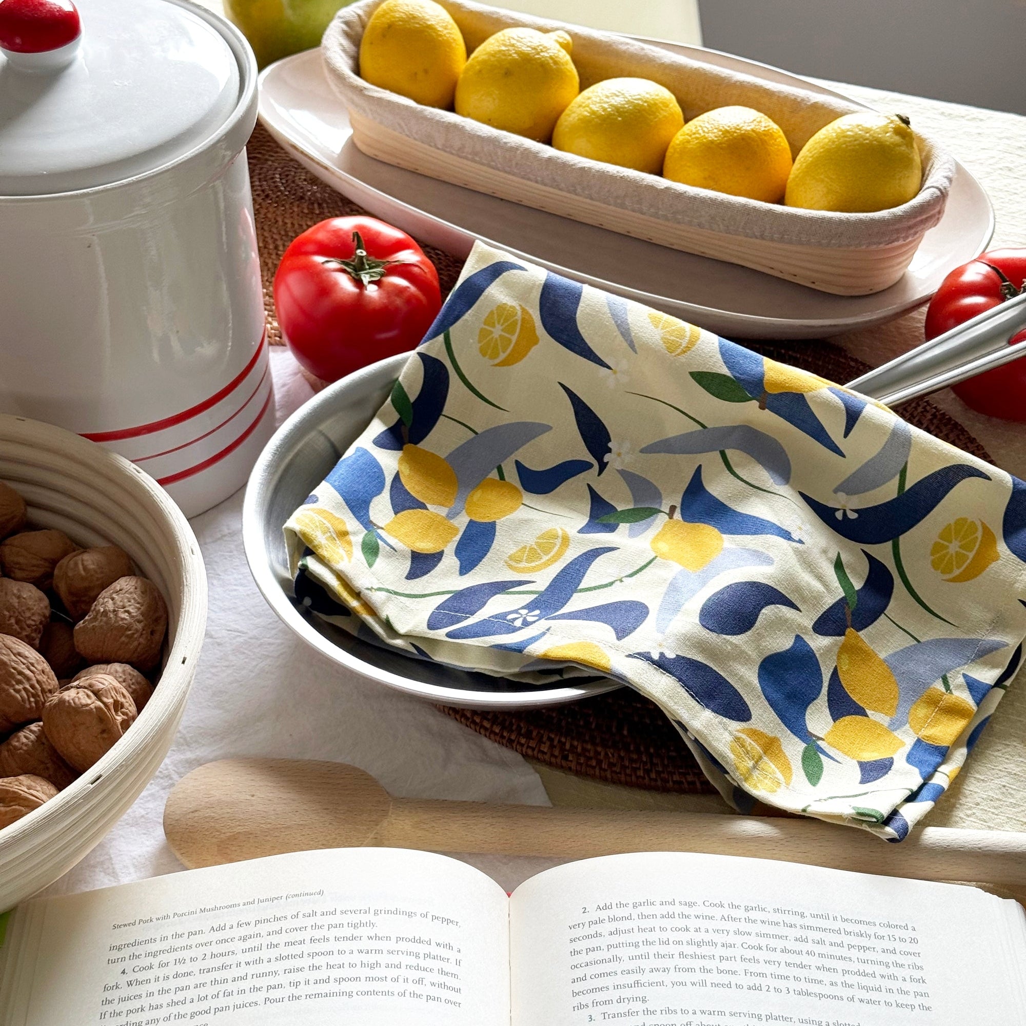 Tea Towel – Lemons Linen & Cotton | Freon Collective 2