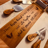 Charcuterie Board Set – Personalized Marble & Acacia, Engraved | Creations by Alfie