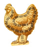 Cribbage Board – Chicken, Rustic Farmhouse Wooden | Creations by Alfie