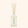 Diffuser bottle with wooden sticks on a white background