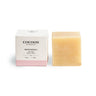 Cocoon Apothecary patchouli bar soap with packaging on a white background