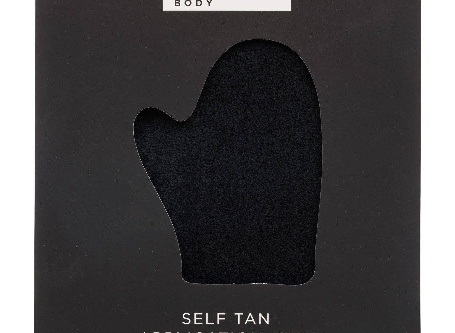 Effortlessly apply your self tan with Summer Salt Body double sided Self Tan Application Mitt in black
