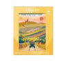 Villager Yukon puzzle box with a scenic illustration on a yellow background