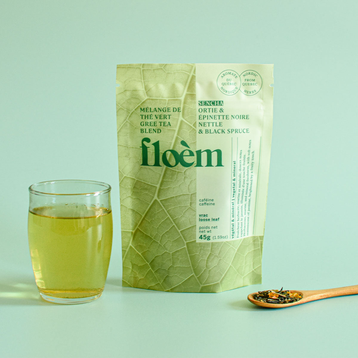 Sencha Green Tea – Wild Nettle & Black Spruce | Floèm