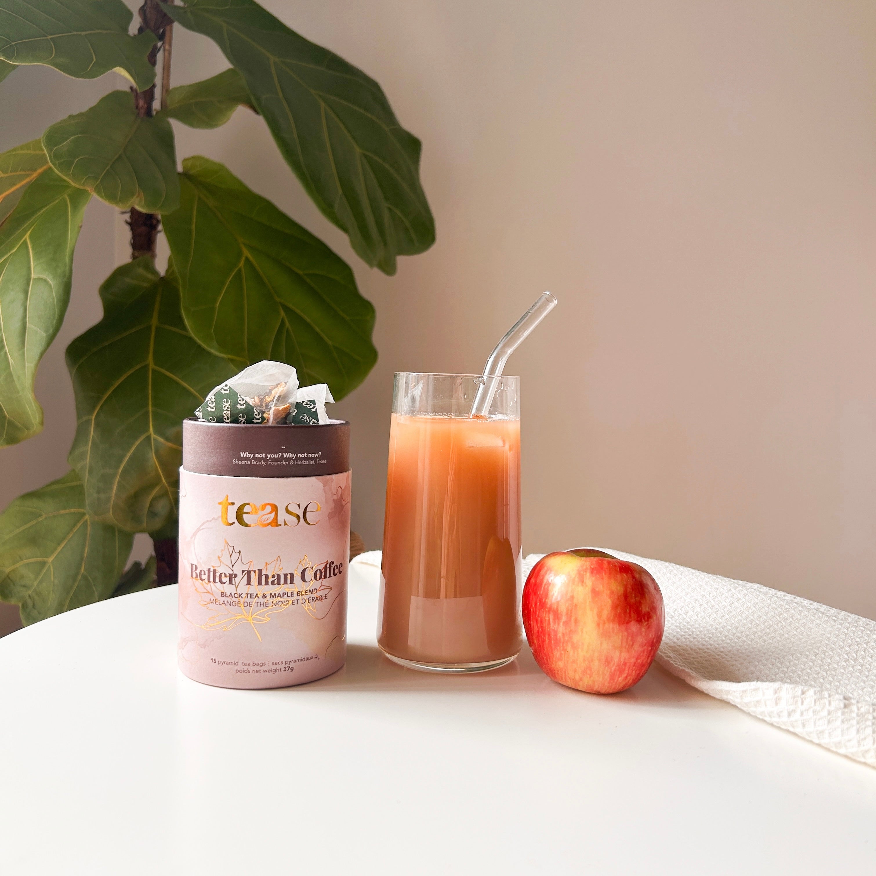 Energizing Black Tea Blend – Better Than Coffee | Tease Tea cup