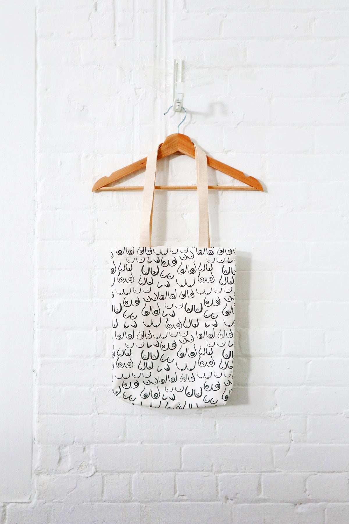 Woman Series Linen and Cotton Canvas Tote Bag Handmade in Toronto by Freon Collective