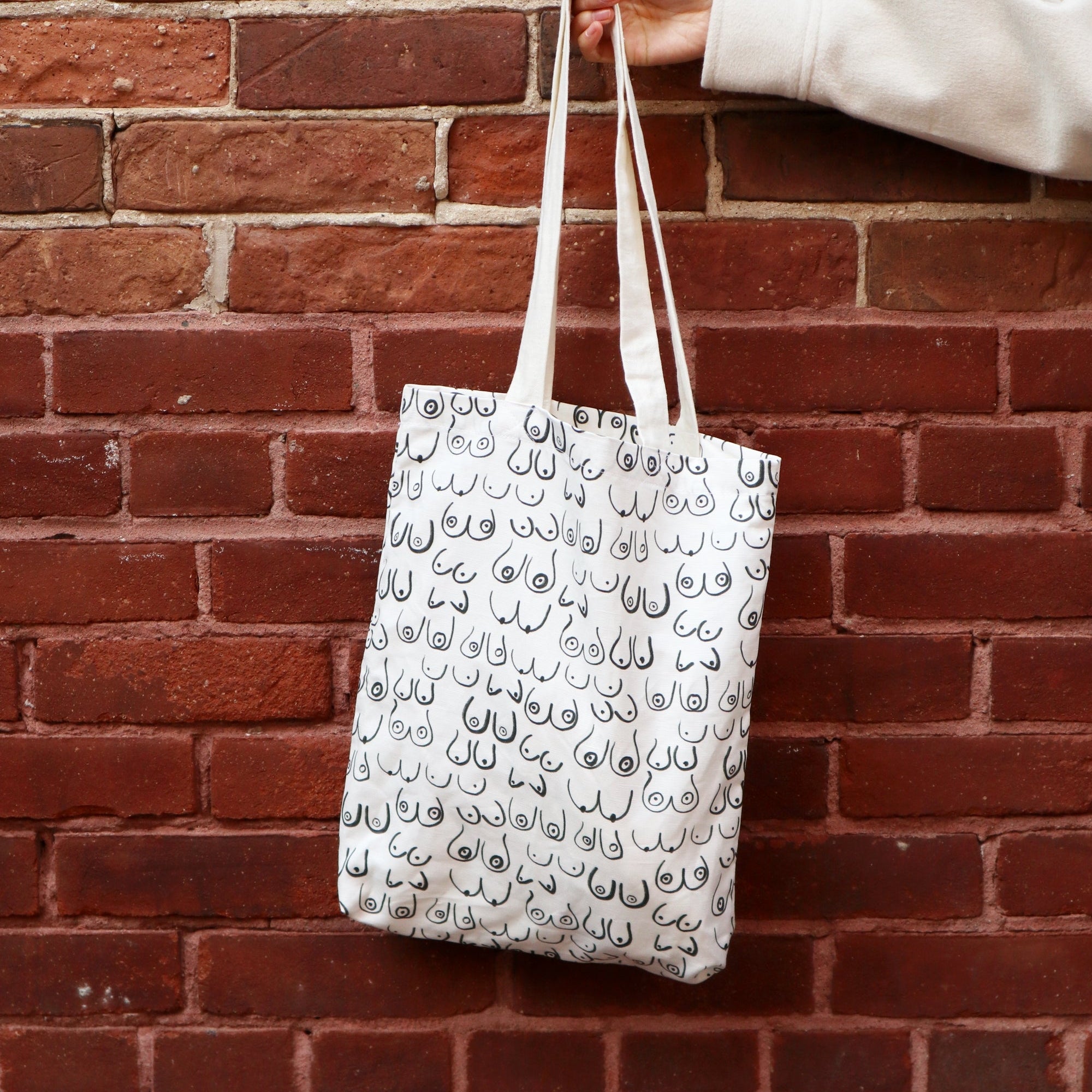 Woman Series Linen and Cotton Canvas Tote Bag Handmade in Toronto by Freon Collective 2