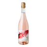 Bottle of Verto Rosé sparkling wine with a floral label on a white background  The Sobr Market