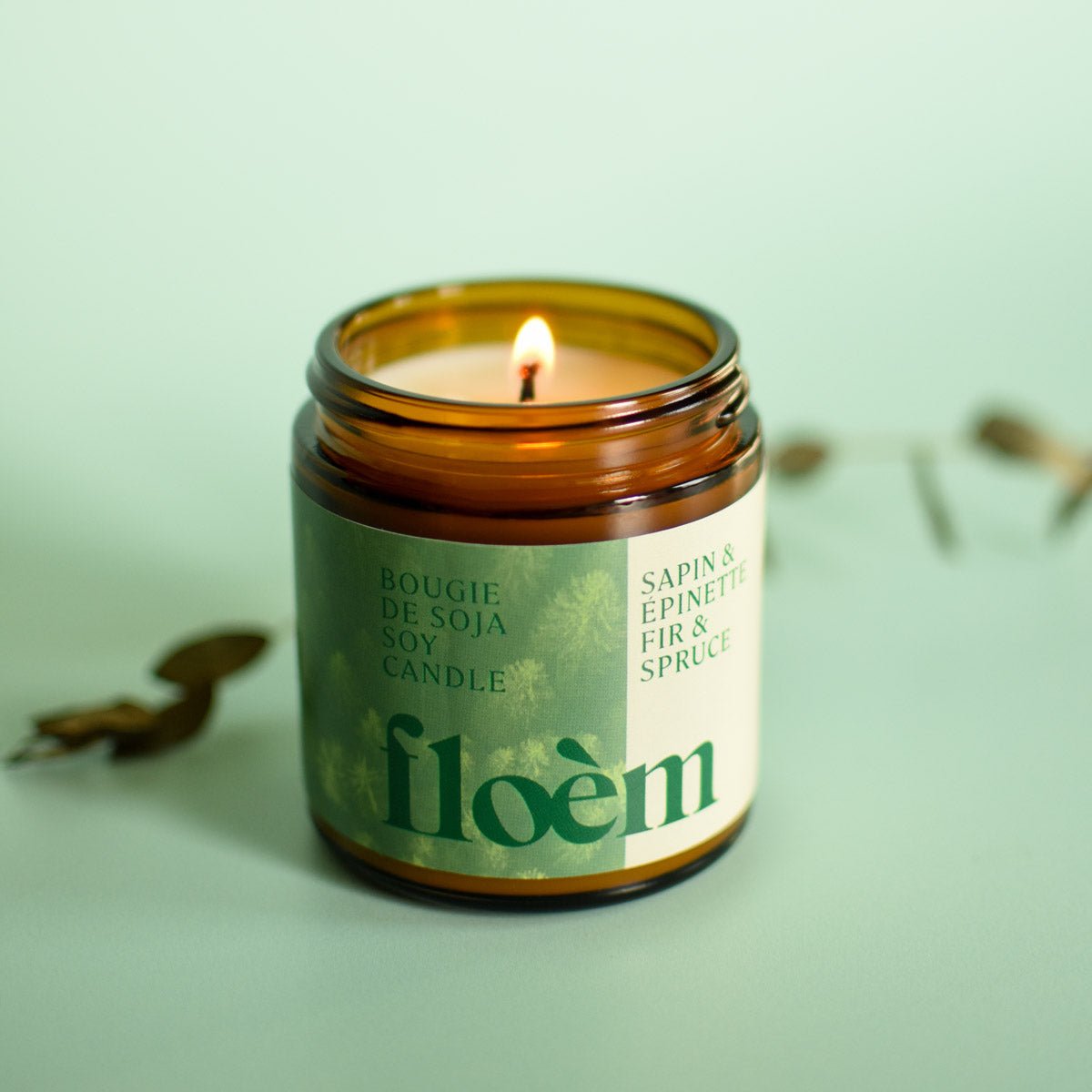 Fir & Spruce Soy Candle – Hand-Poured in Montréal | Floèm