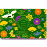 Ginger Vegan Dark Chocolate Bar 60.1% cocoa with candied ginger, colorful floral packaging, 85g net weight.