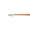 Silicone palette Knife with a wooden handle on a white background