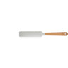 Silicone palette Knife Spatula with wooden handle on a white background