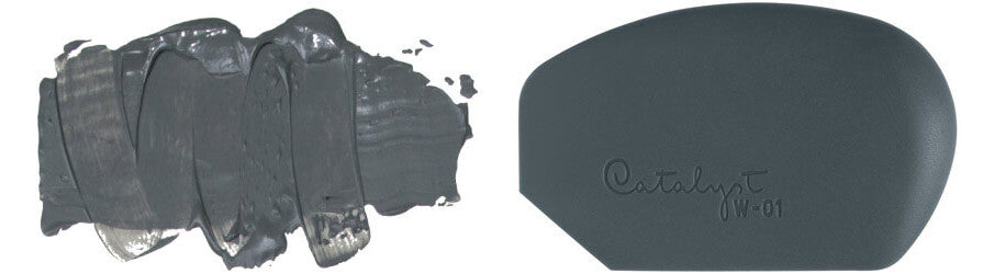 FDA-approved silicone, Catalyst™ Blades and Wedges are great for food crafting dark grey smooth wedge