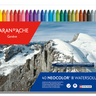 Caran d'Ache Neocolor II watersoluble crayon set with mountain landscape on packaging