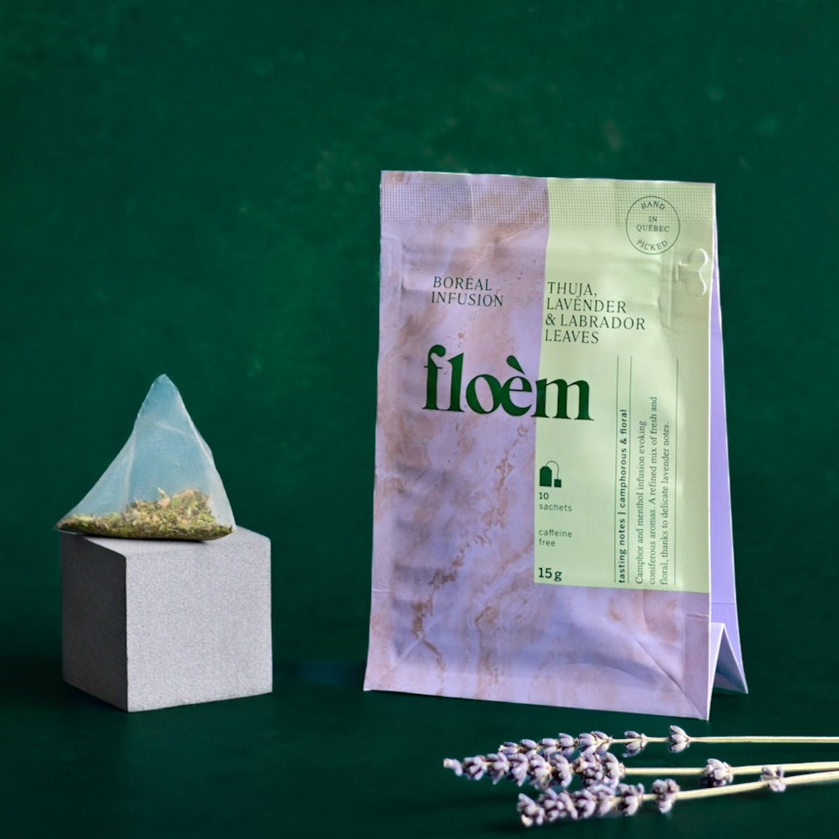 Discovery Herbal Tea Gift Set – 4 Wild Botanicals | Floèm Thuja and Lavender