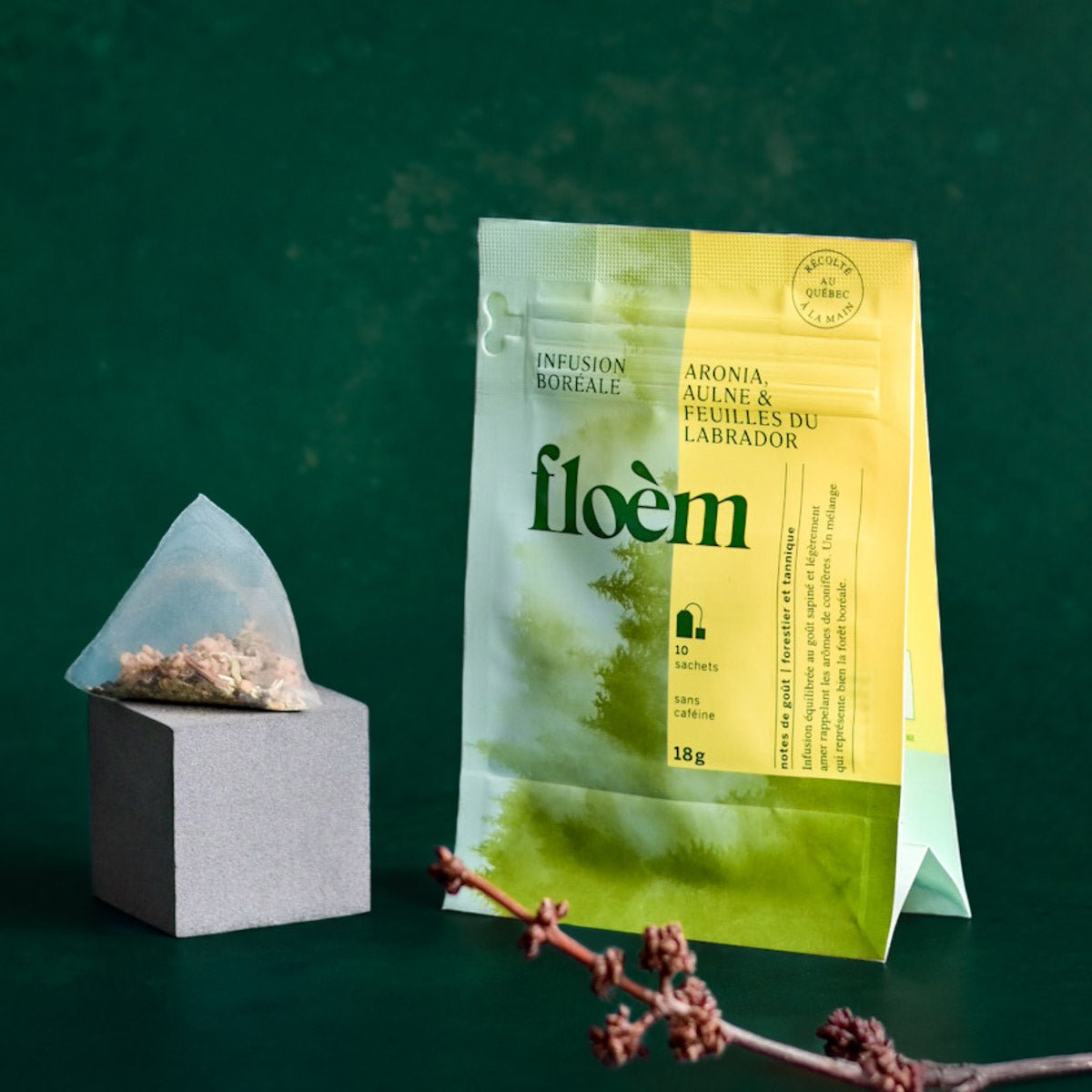 Discovery Herbal Tea Gift Set – 4 Wild Botanicals | Floèm Aronia blends in tea bags