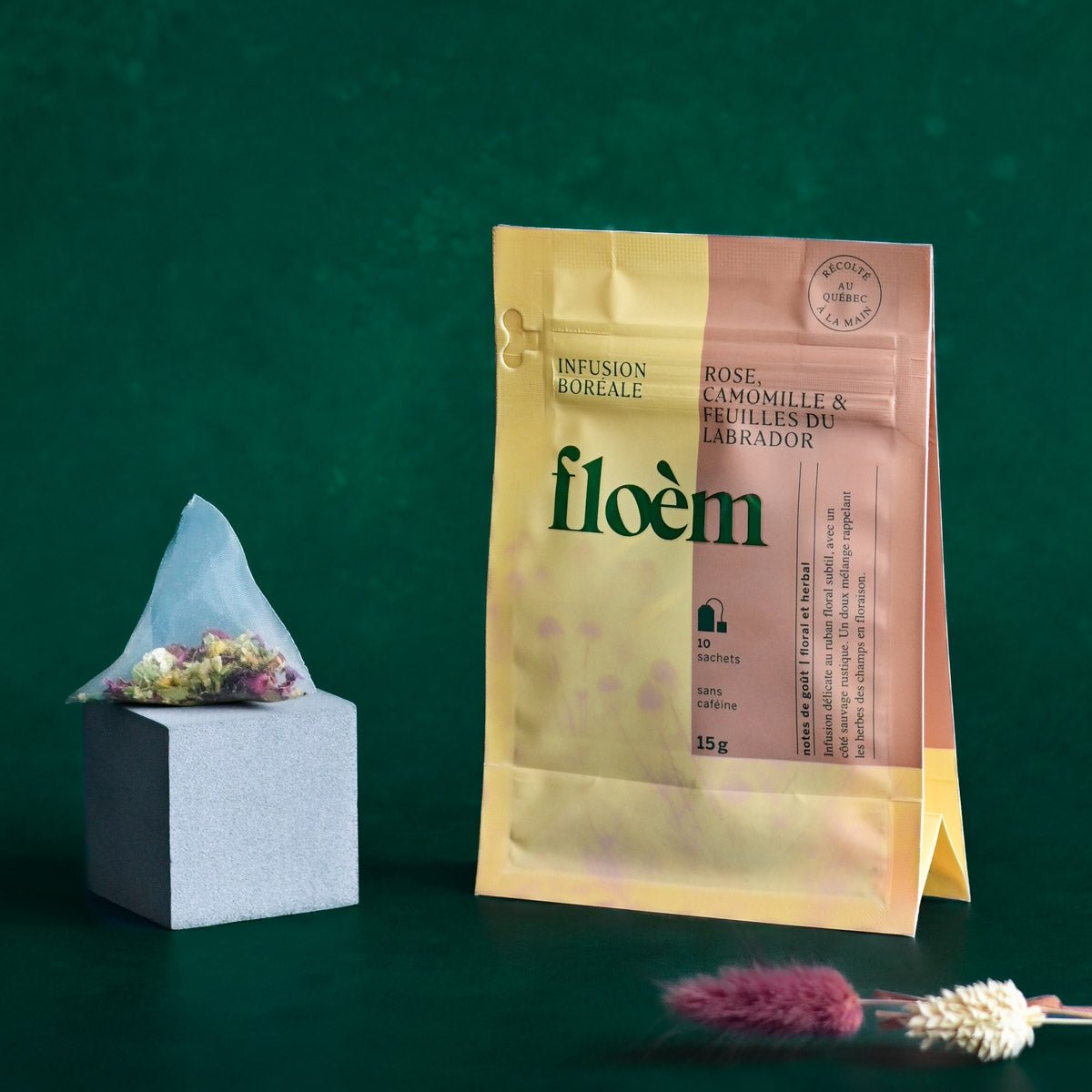 Discovery Herbal Tea Gift Set – 4 Wild Botanicals | Floèm Rose blends in tea bags