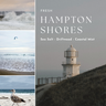 Collage of coastal scenes with a lighthouse and text 'Fresh Hampton Shores' on a gray background.