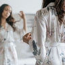 Bloom Long Kimono Robe reflection