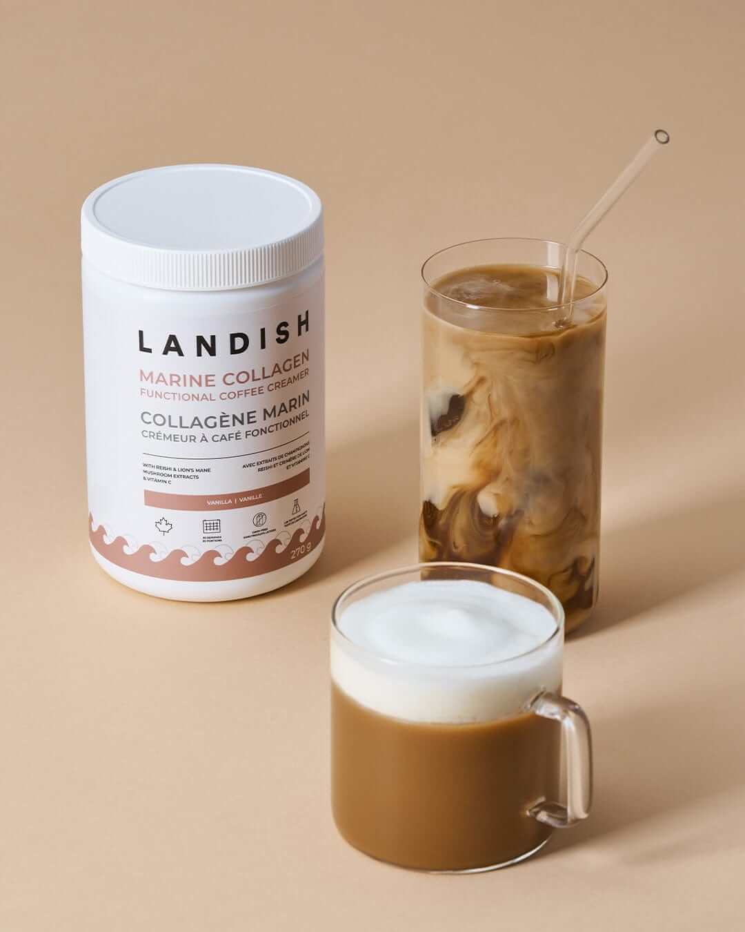 Landish Teas Landish Marine Collagen Functional Coffee Creamer