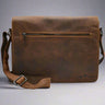 Boutique of Leathers Leather Laptop Bag – Premium Waxed Pull-Up Messenger Bag