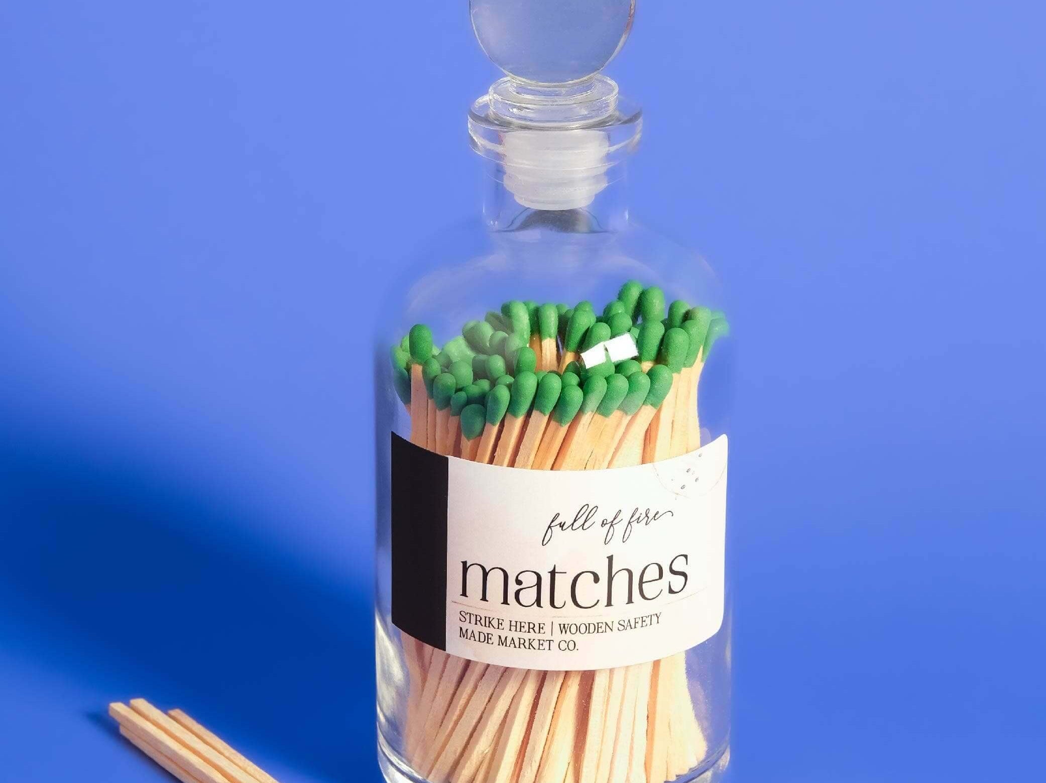 Made Market Co. Full of Fire Green Matches