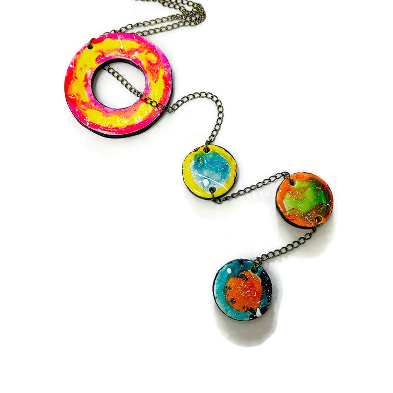 Paint Splash Jewelry Set- Lariat Sassy Sacha Jewelry