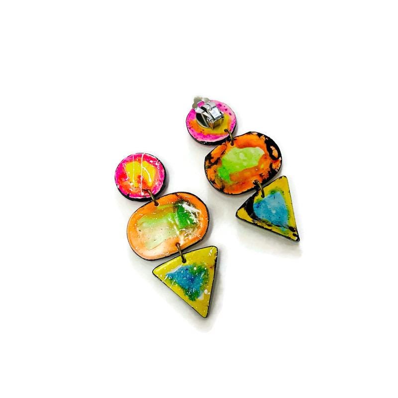 Paint Splash Jewelry Set- Lariat & Earrings Sassy Sacha Jewelry 6