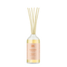 Diffuser bottle with reeds on a white background