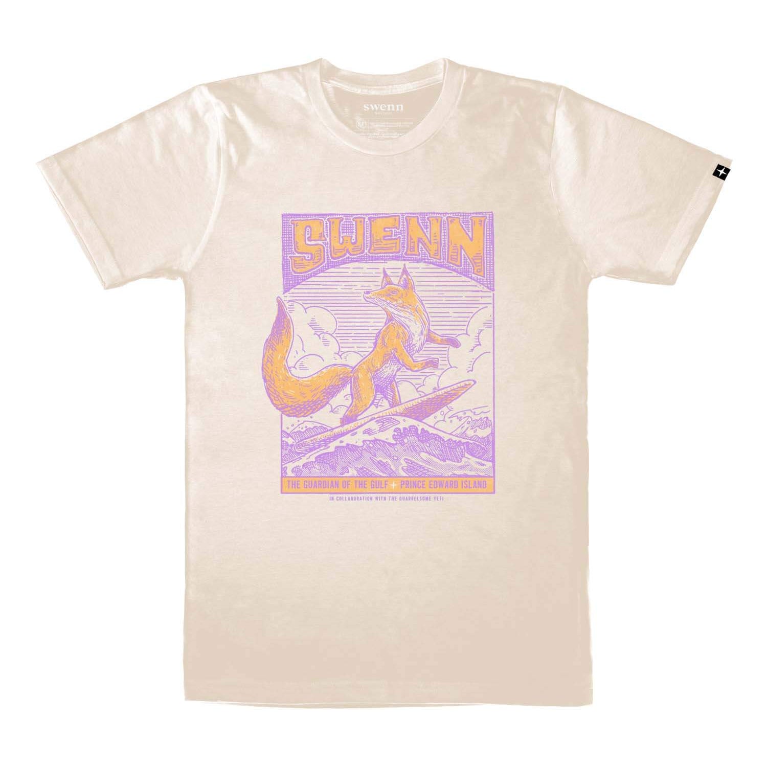 SWENN T-shirt SWENN, Surfing Fox Unisex T-shirts