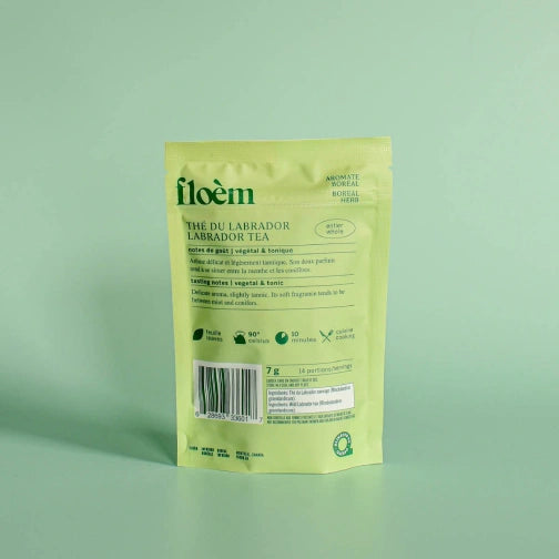 Floem Tea Wild Labrador Tea Infusion | Hand-Harvested in Québec | Caffeine-Free ...