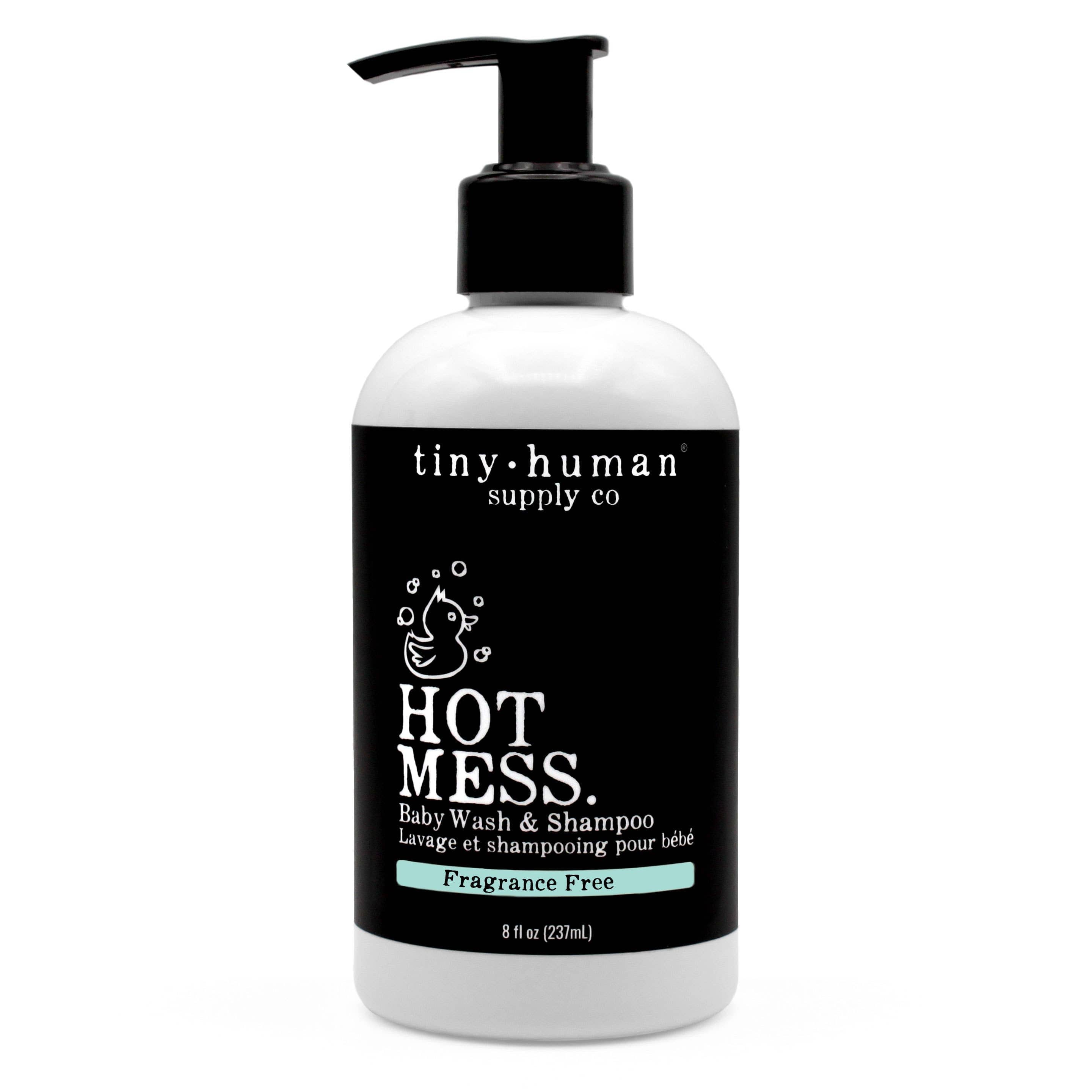 Tiny Human Supply Co. Hot Mess™  Shampoo and Baby Wash 8oz: Fragrance Free