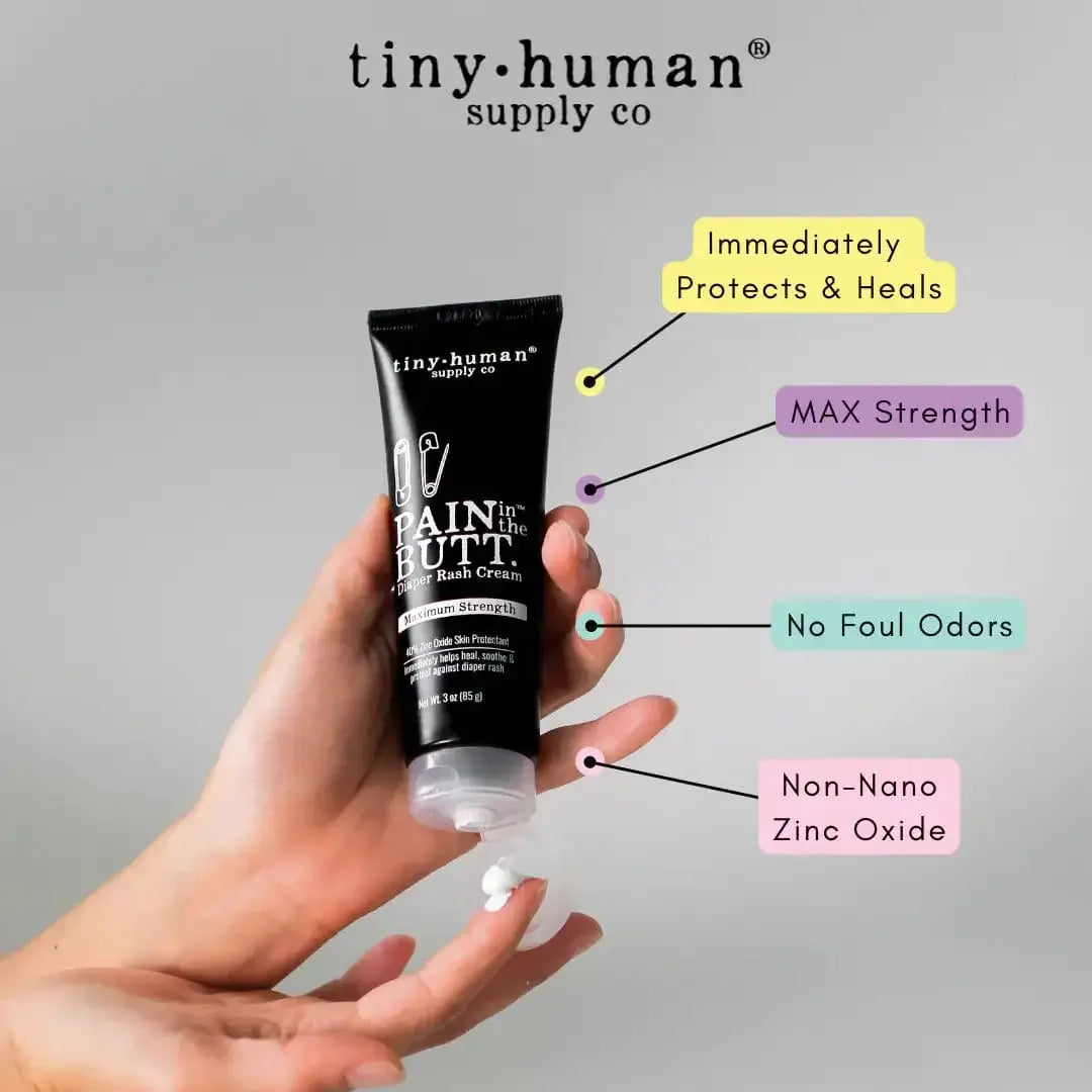 Tiny Human Supply Co. Pain In The Butt™ MAX Diaper Rash Cream 3oz