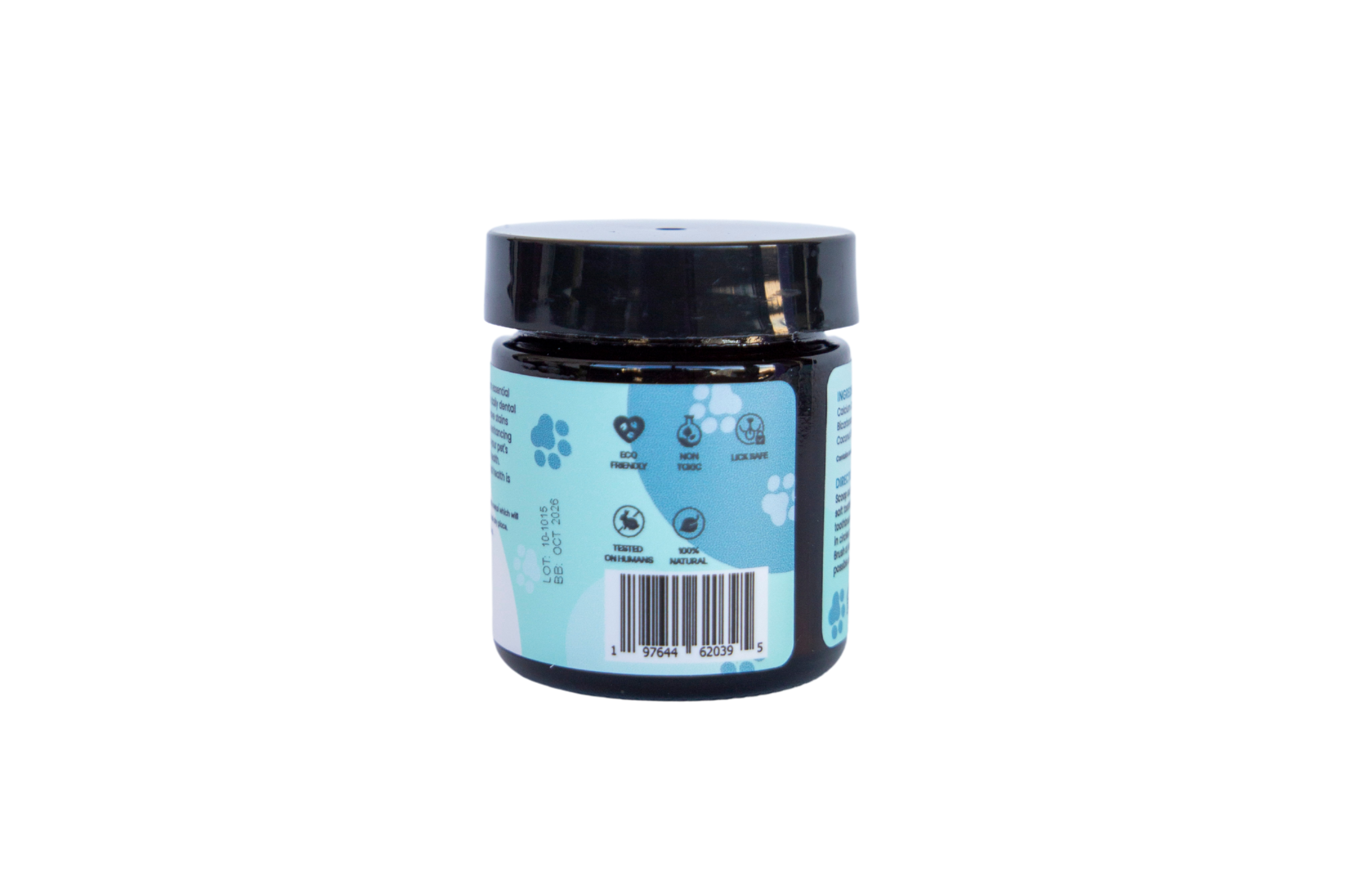 Drby Pet Co natural dog toothpaste 75g label 2