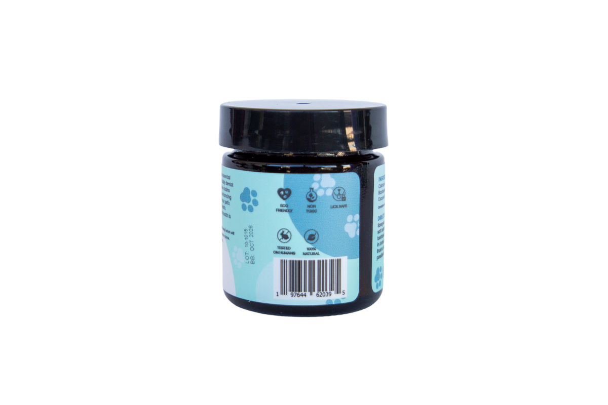 Drby Pet Co natural dog toothpaste 75g label 2